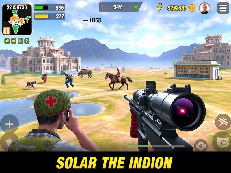 Solar Sniper Champion Indian Map